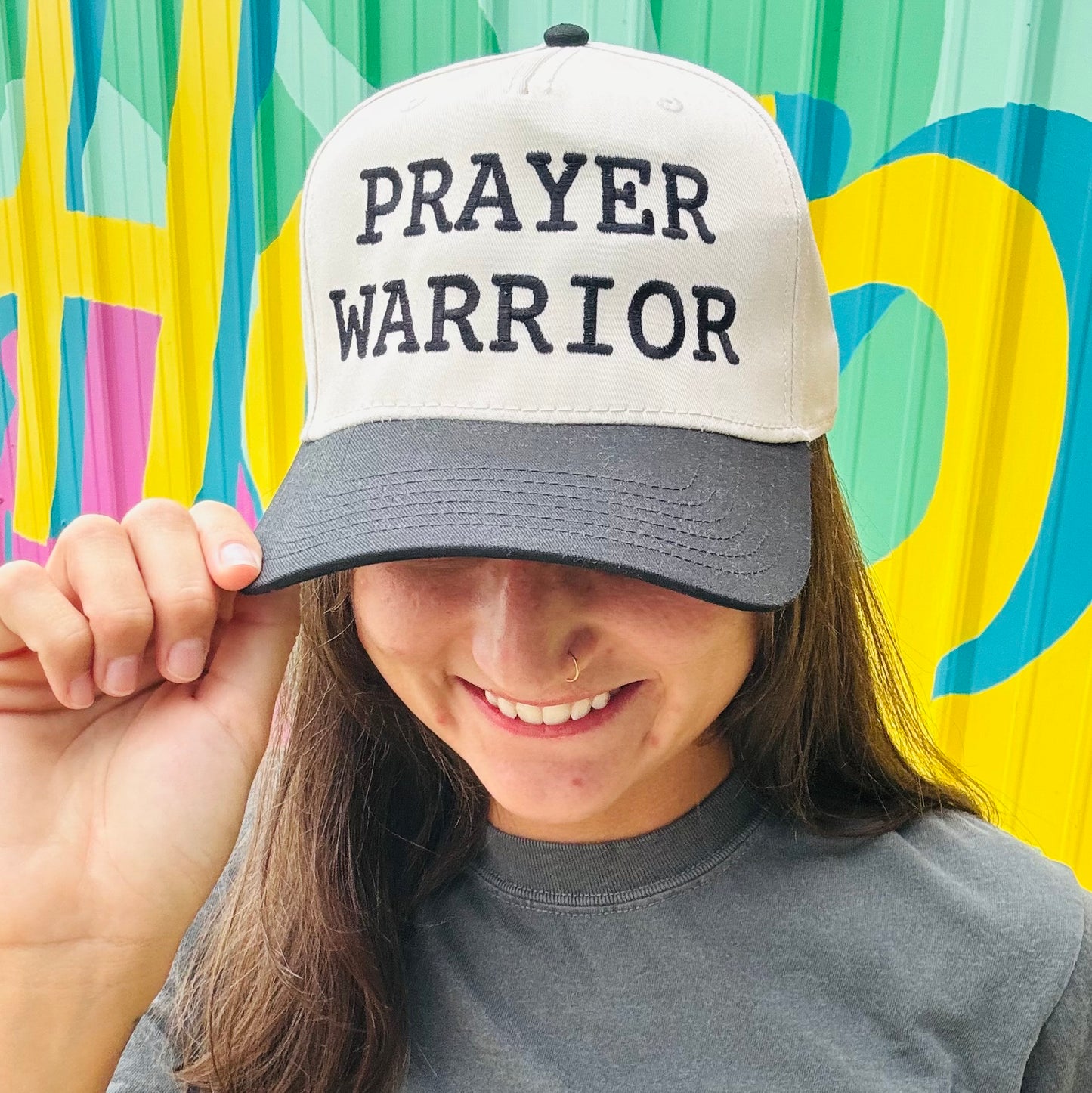 Prayer Warrior Embroidery Cap