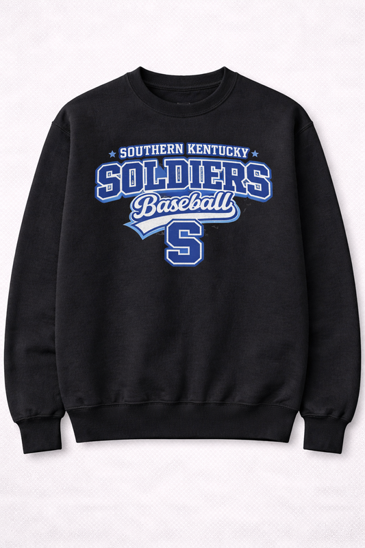 SOKY Soldiers Baseball Sweatshirt - Black