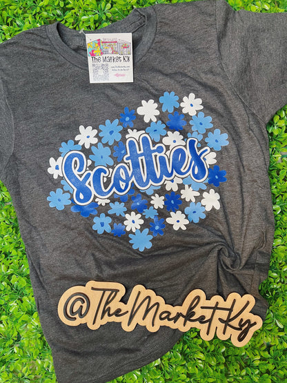 Scottie Floral Tee (Youth & Adult)