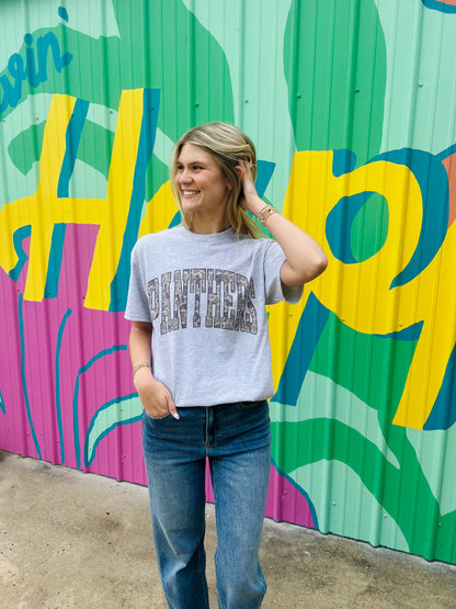 Panthers Gray & Camo Tee