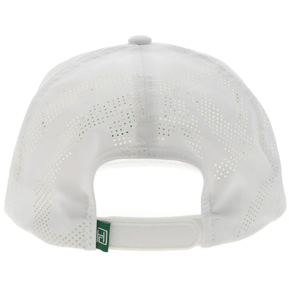Hooey Hills Hat White W/ Golf Course Landscape