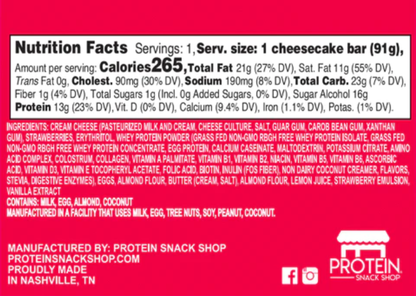 Gourmet Strawberries & Cream Protein Cheesecake (Keto)