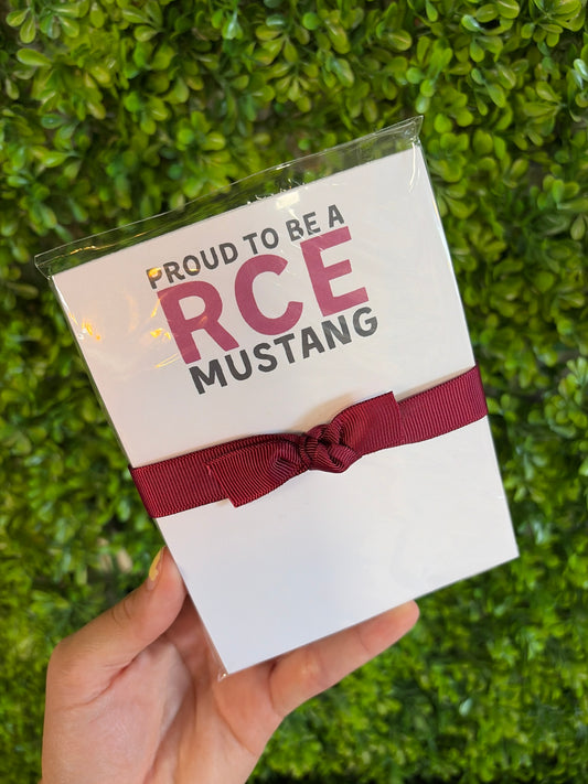Proud To Be A RCE Mustang Notepad