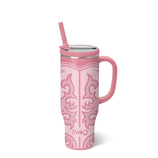 Boot Scootin’ Pink Swig Mega Mug 30oz