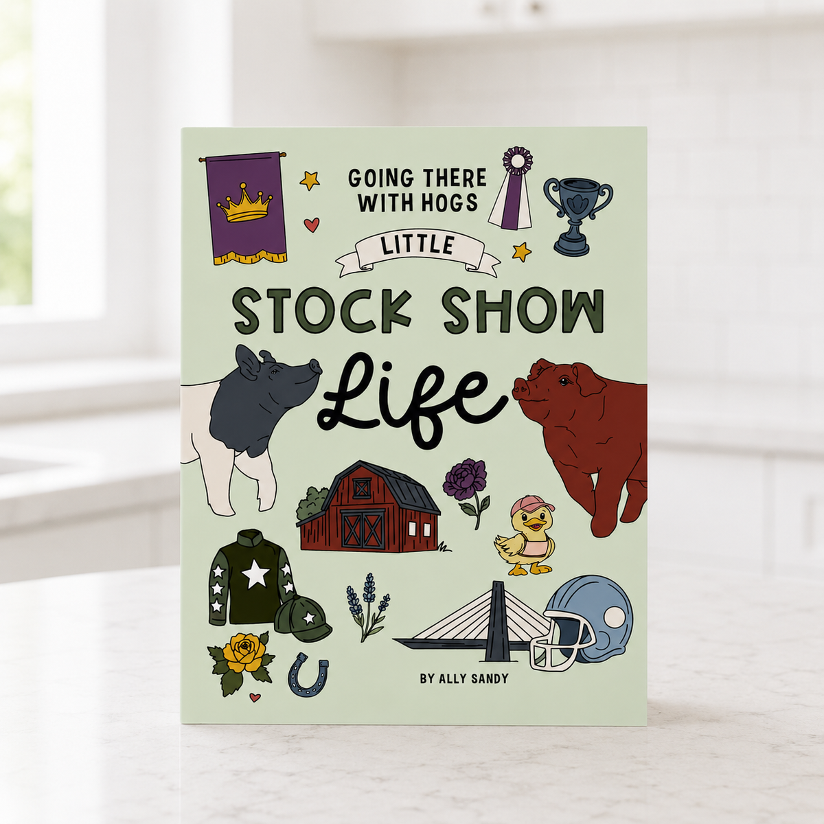 Little Stock Show Life: Going There with Hogs | Livestock Coloring Book for Kids