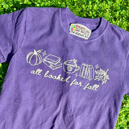 All Booked For Fall Comfort Colors Tees
