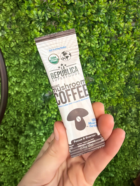 La Republica Organic Mushroom Coffee (Full-Fruiting): Single Serving