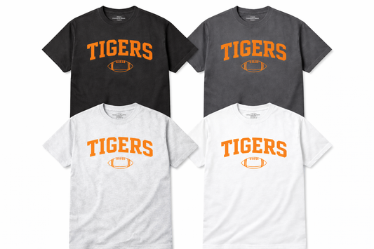 Tigers Football Tee or Sweatshirt (Options)