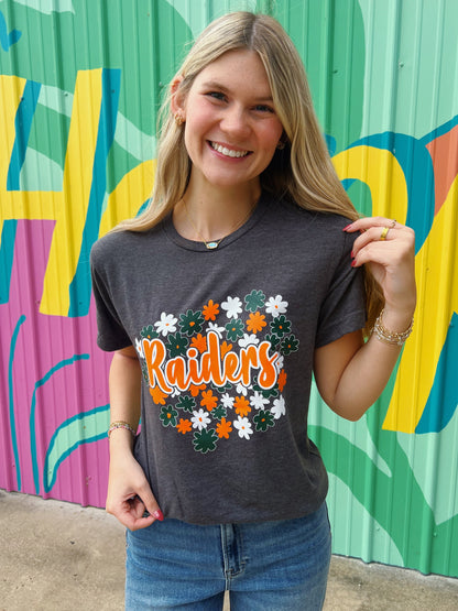 Hart County Raiders Floral Tee