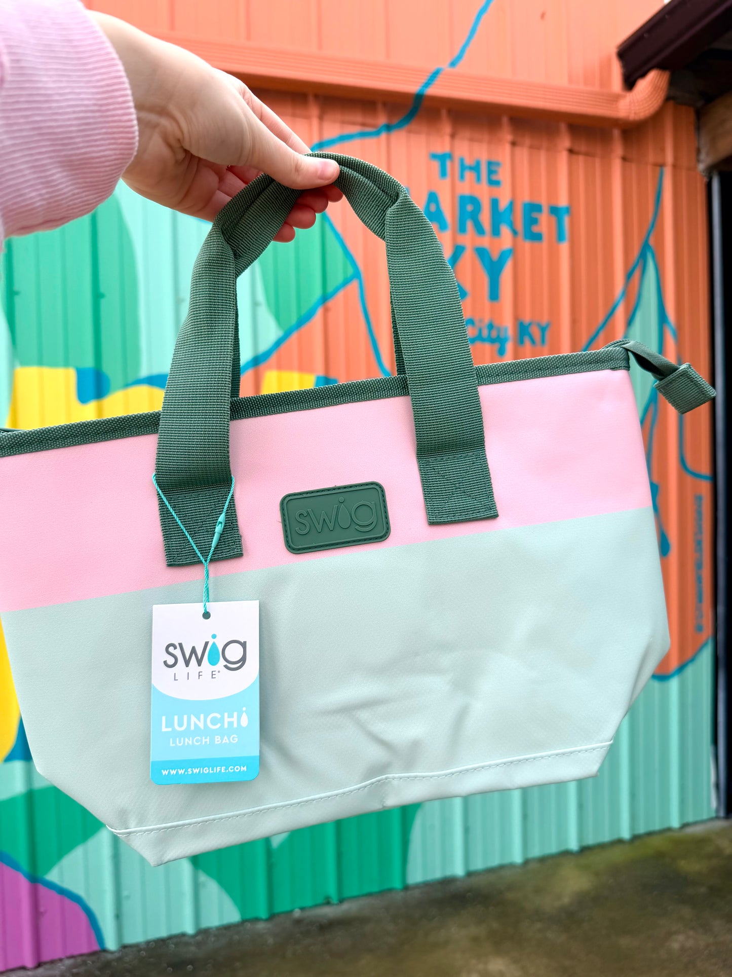 Swig Sage Mist Lunchi Lunch Bag
