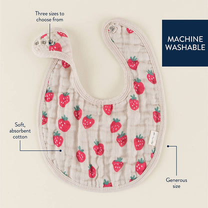 Bib Strawberries + Cream