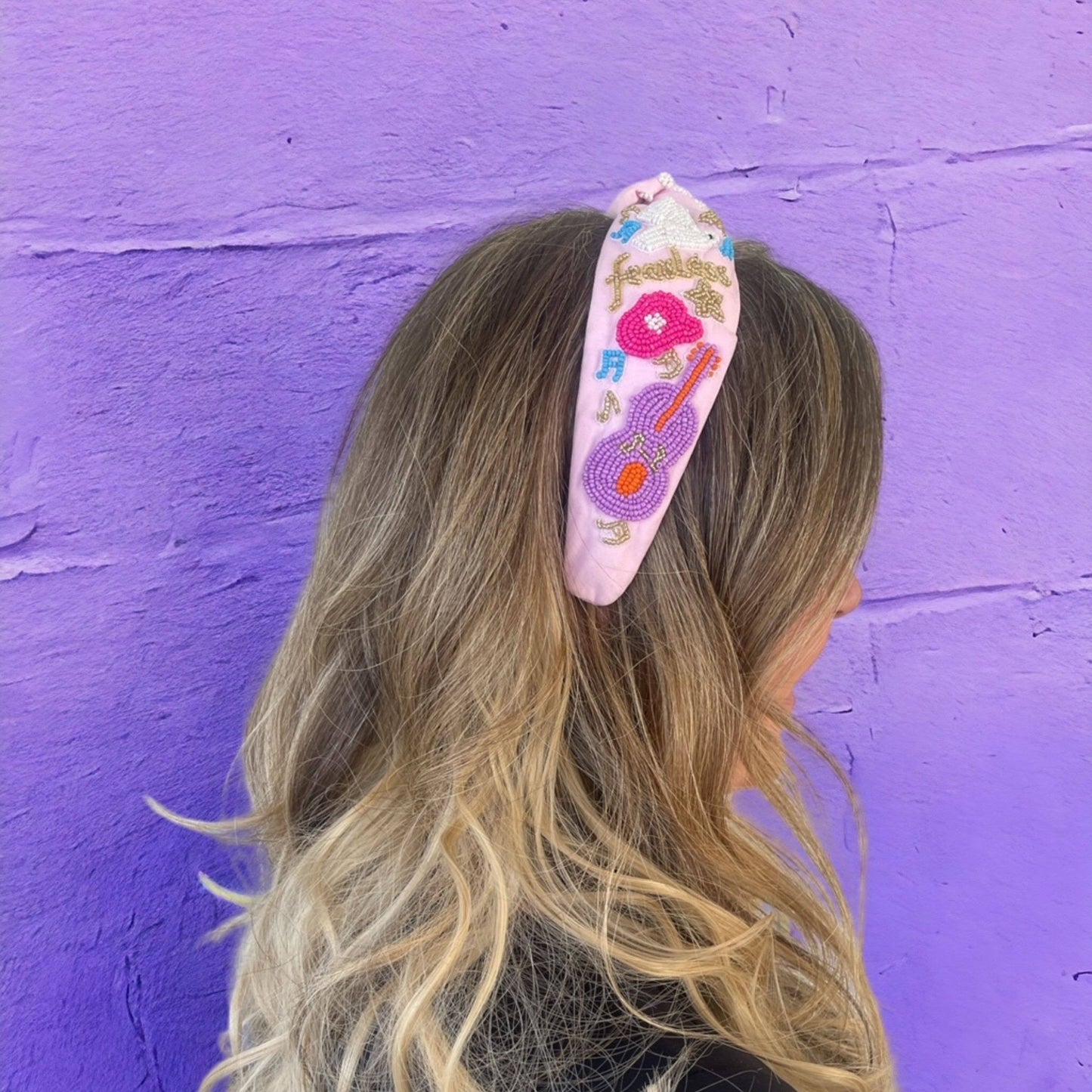 Deluxe Headband- Purple Swiftie