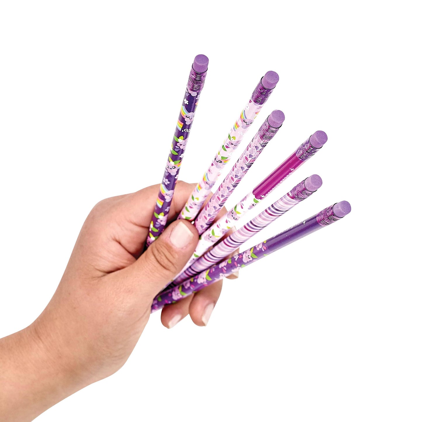 Lil Juicy Scented Graphite Pencils - Grape - set of 6