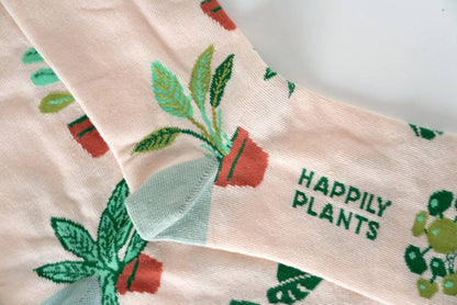 Plant Lover Cotton Crew Socks