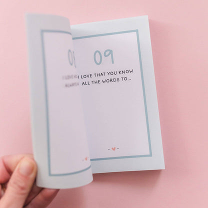 100 Things I Love About You Prompted Journal