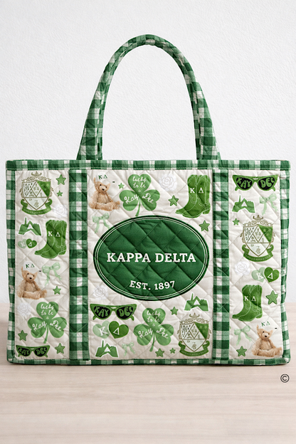 Kappa Delta Sorority Tote Bag