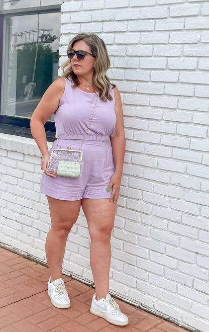 Pearl Preppy Clear Stadium Bag