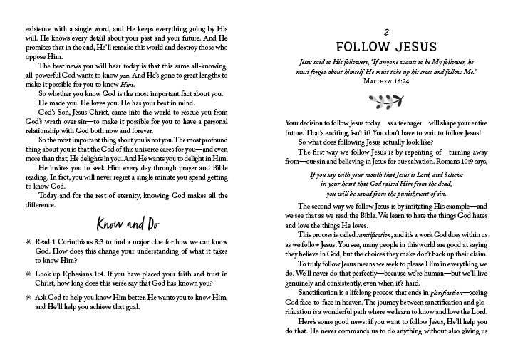 Know Your Bible Devotions for Teen Girls