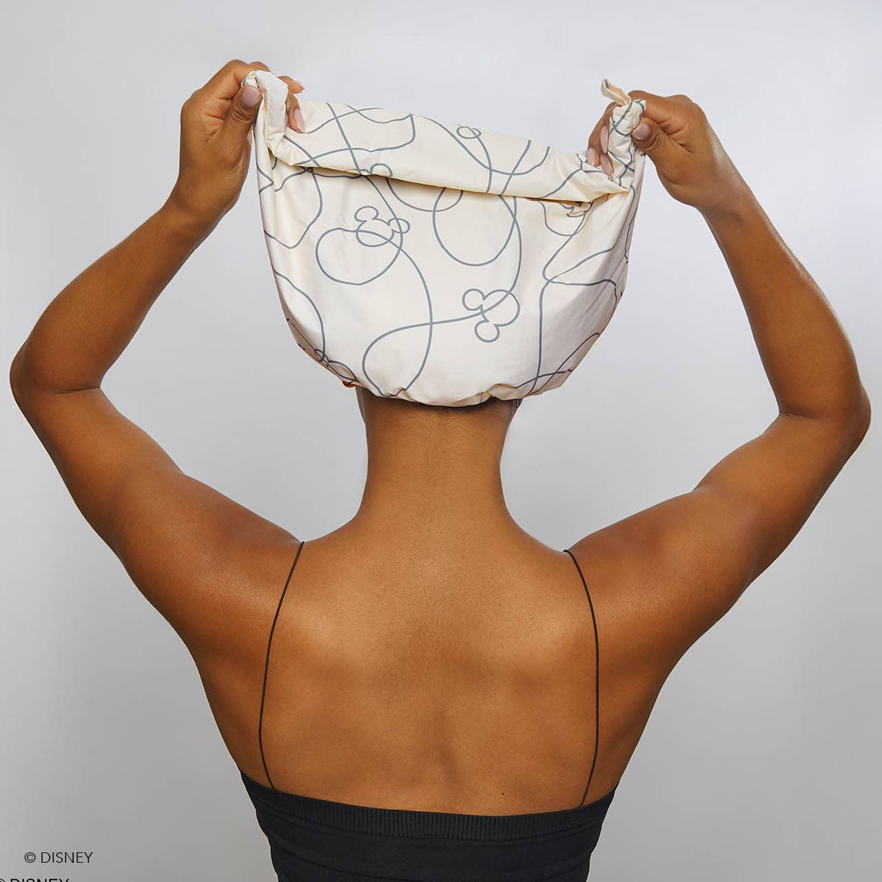 Mickey & Minnie x Kitsch Satin Lined Flexi Shower Cap