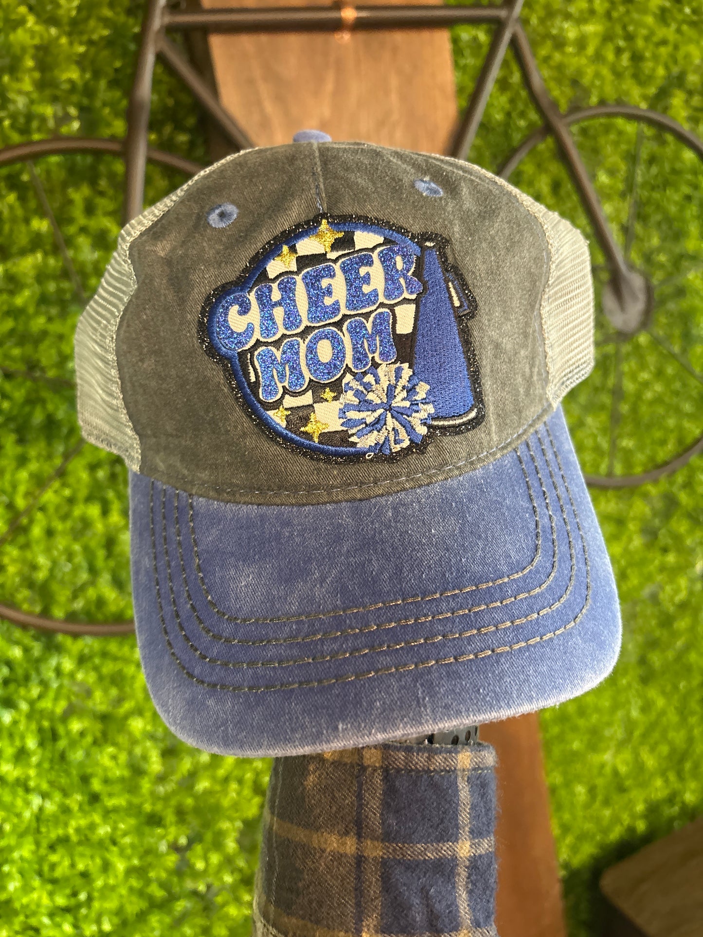 Cheer Mom Cap- Blue