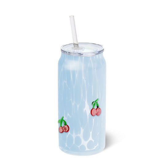 Cherry Pop Swig Charm Glass 23oz