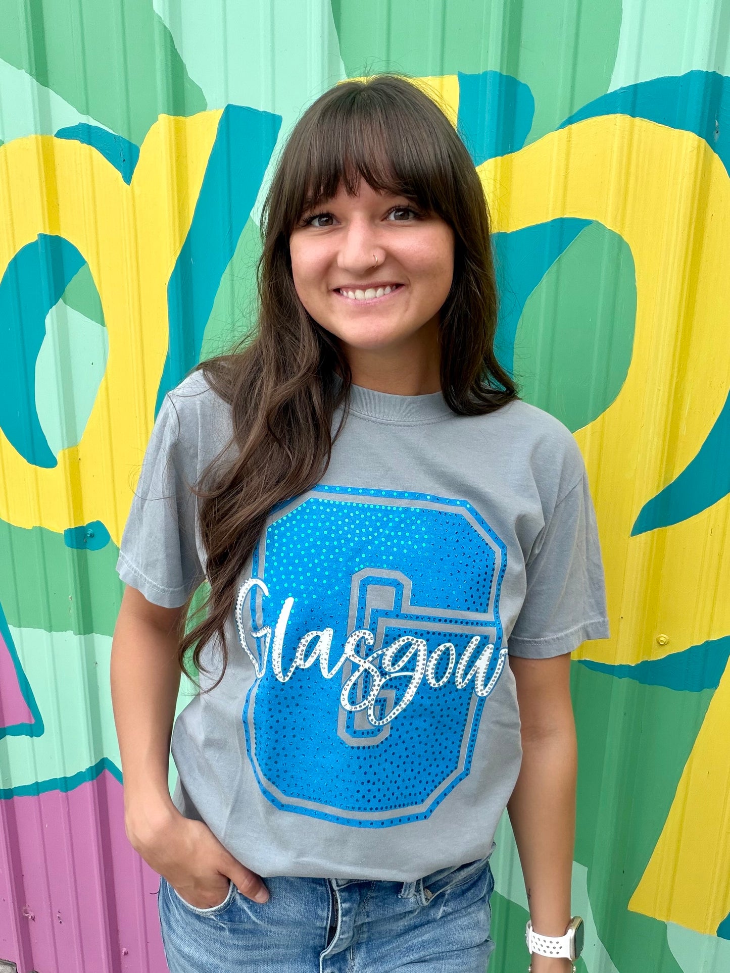 Glasgow Spangled Comfort Colors Tee