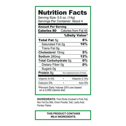 Pork King Good Onion & Sour Cream Pork Rinds  1.75oz Bag