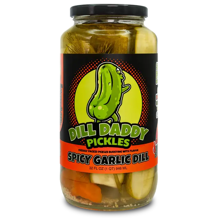 Spicy Garlic Dill - Pickle Spears (32 oz)
