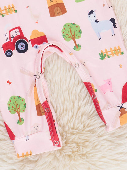 Farm Fields Youth Ruffle Romper