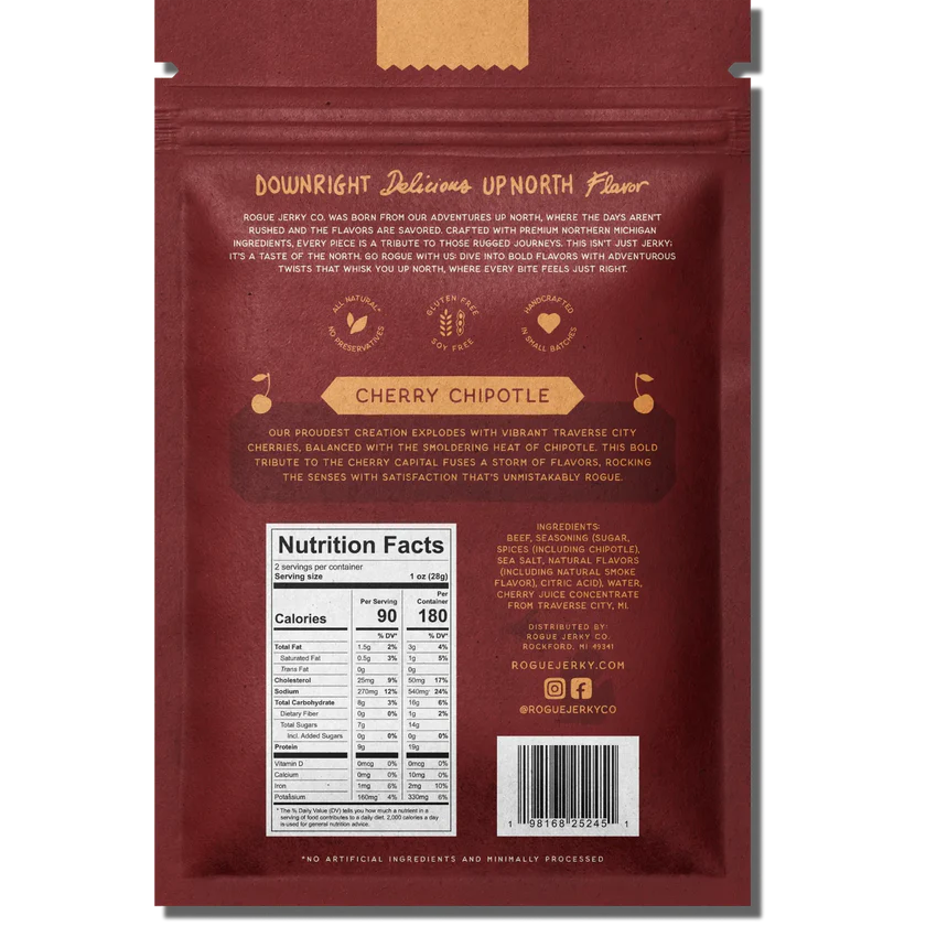 Cherry Chipotle Beef Jerky