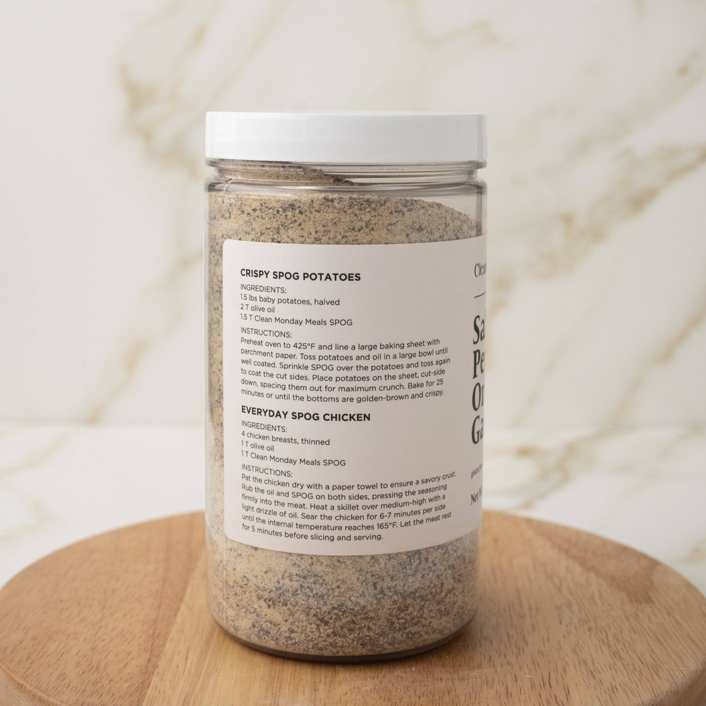 Salt+, Pepper, Onion, Garlic (SPOG) Seasoning: Standard 12 oz