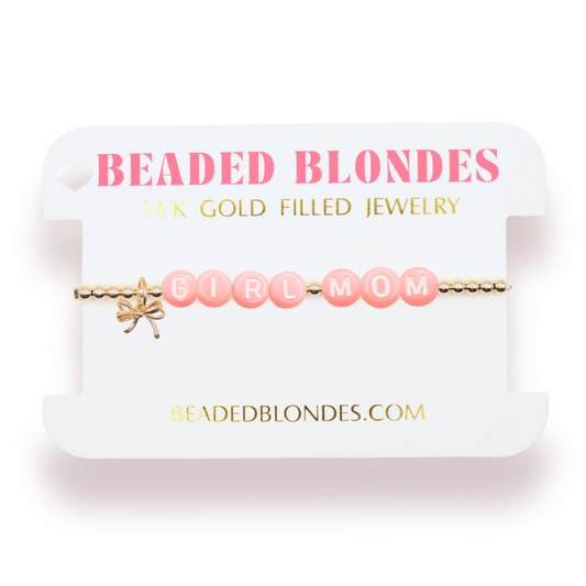 Girl Mom Charm Bracelet: Standard 6.75 Inch