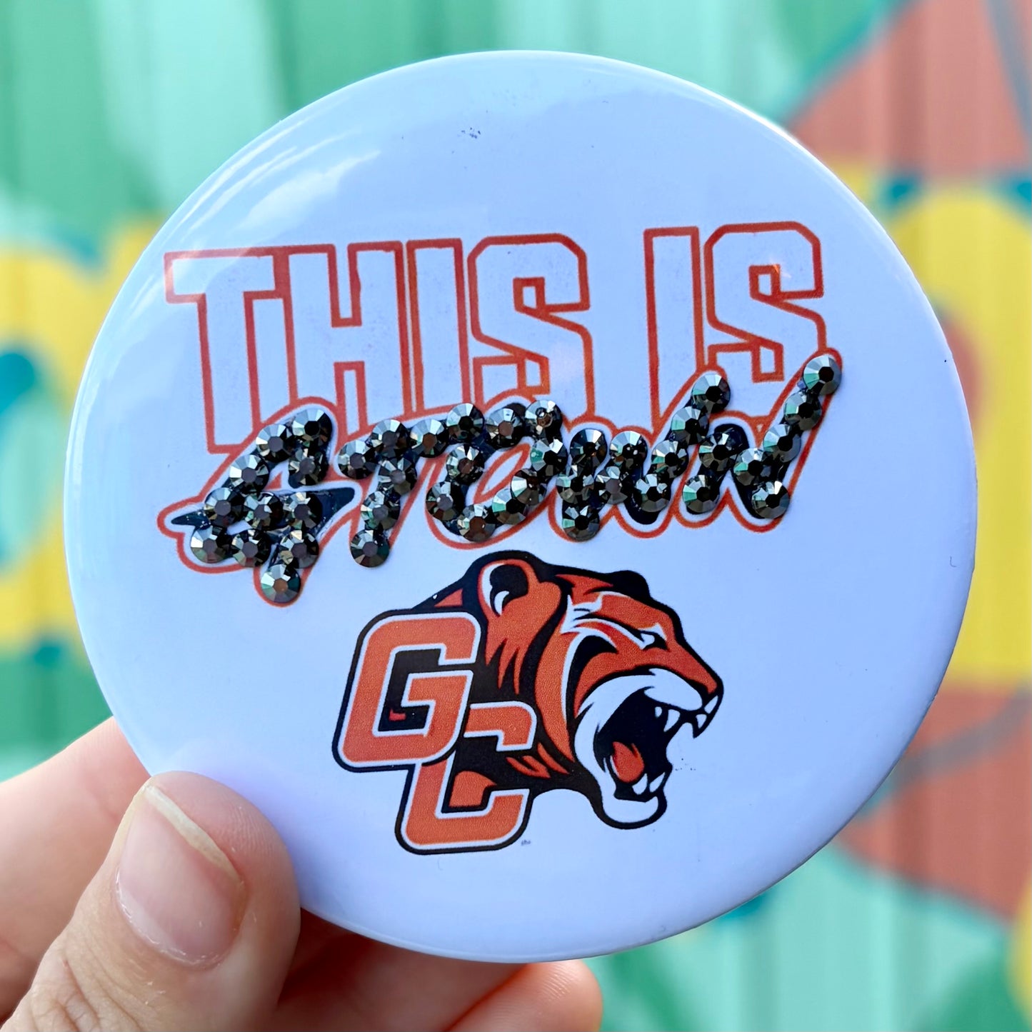 This is G Town Button