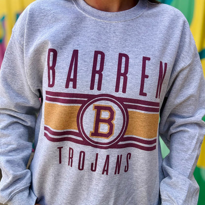 Barren Trojans Vintage Sweatshirt (Youth & Adult)
