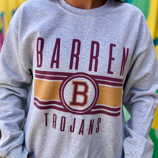 Barren Trojans Vintage Sweatshirt (Youth & Adult)