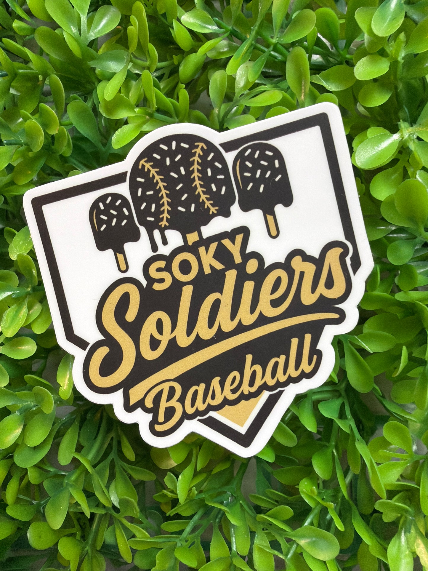 SOKY Soldiers Baseball Drip Sticker