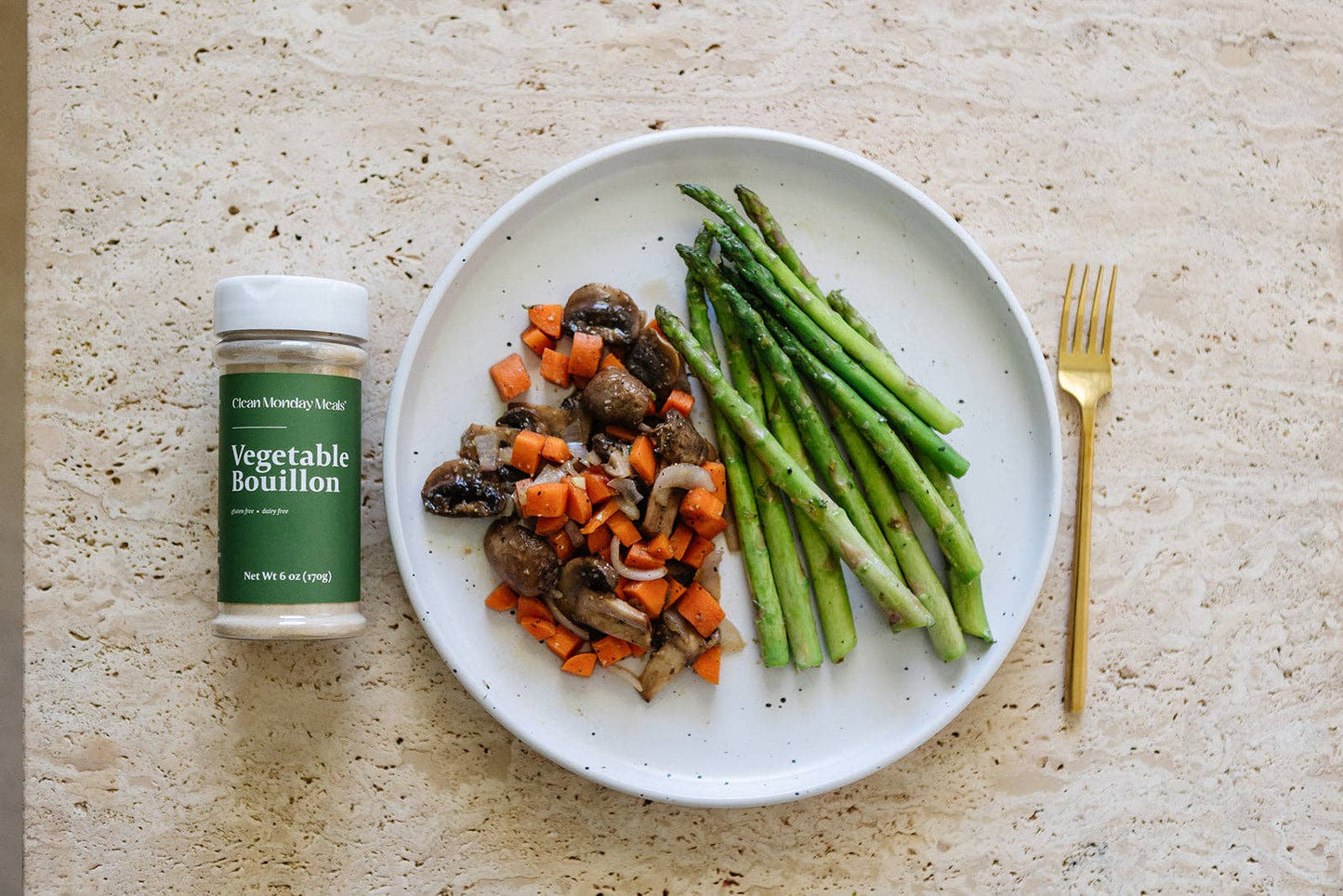 Vegetable Bouillon: 6 oz Standard