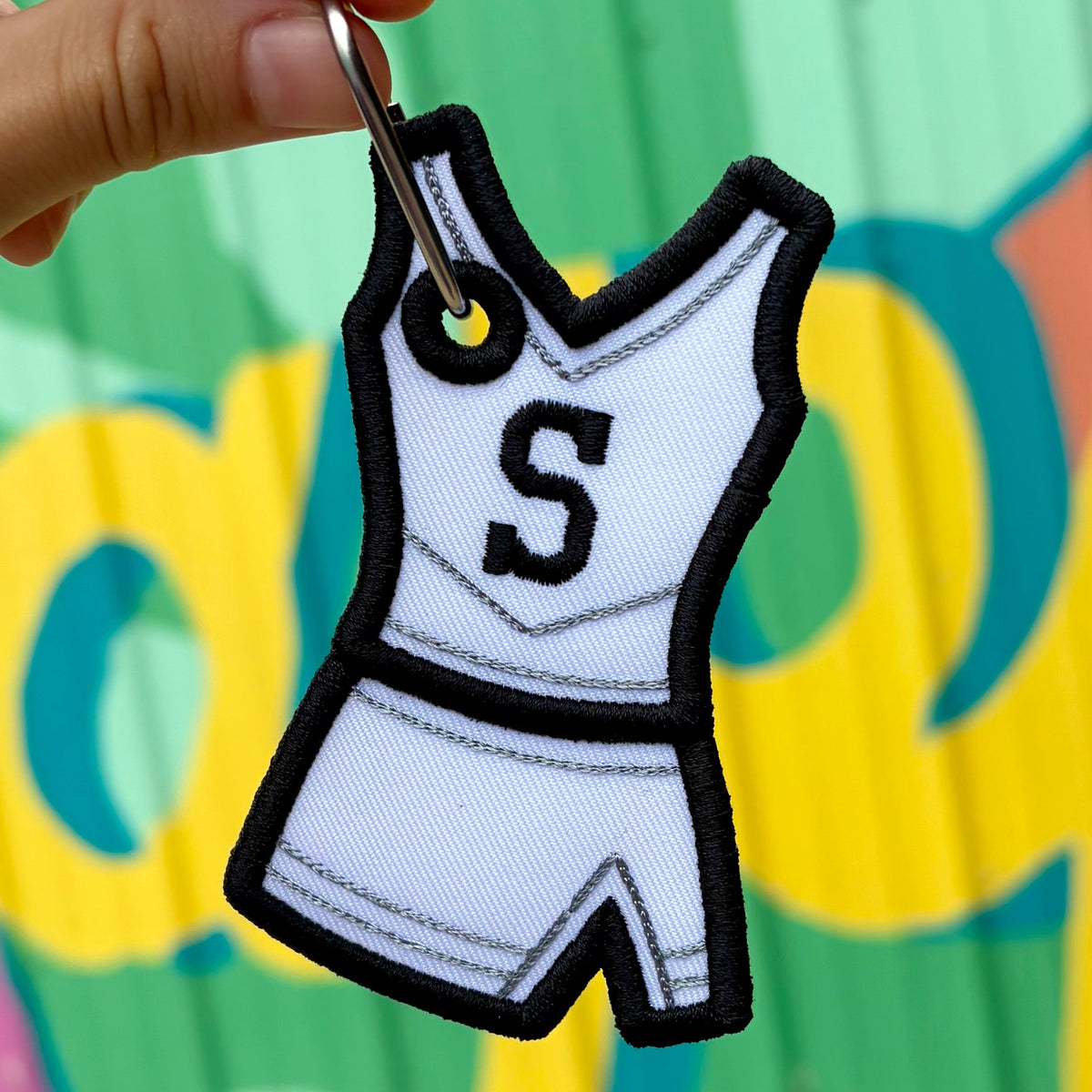 *PREORDER* Embroidered Bag Tag - South Warren Cheer
