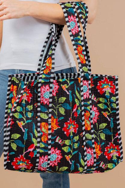 Quilted Tote Bag (BG-54)