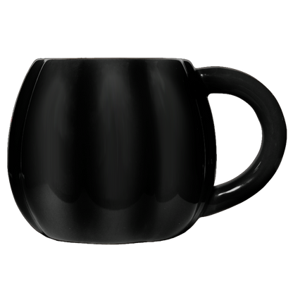 Black Pumpkin Coffee Mug - Fall Decor & Gifts