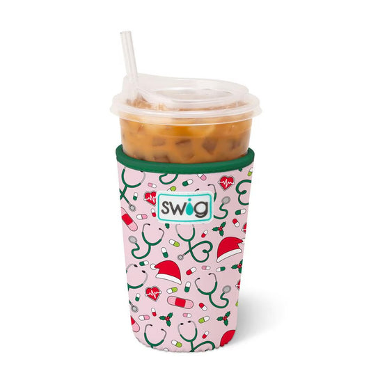 Santa’s Scrubs Swig Iced Cup Coolie (Medium)