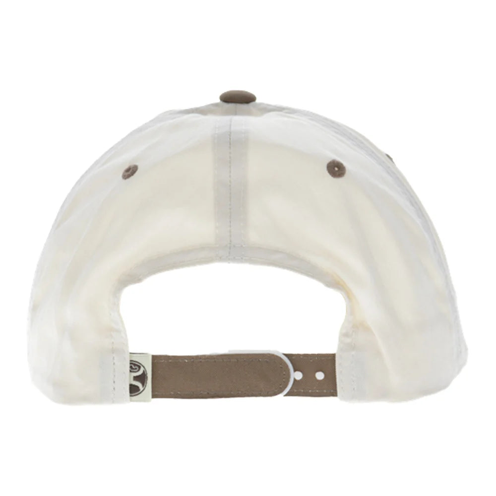 Hooey Men’s Hat - Mark Out Cream with Brown Embroidery