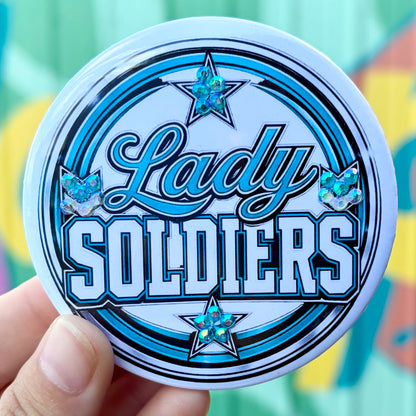 Lady Soldiers Button
