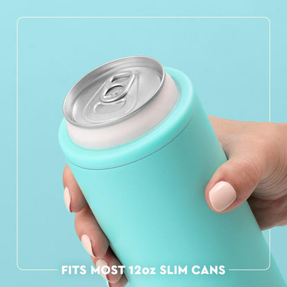 Swig Football Skinny Can Cooler 12oz