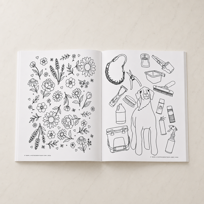 Little Stock Show Life: Going There with Goats | Livestock Coloring Book for Kids