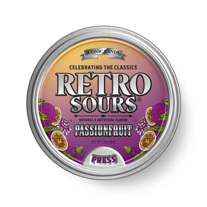 Retro Sours Passion Fruit, 2.12oz Tin, 8ct