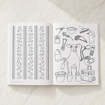 Little Stock Show Life: Going There with Sheep | Livestock Coloring Book for Kids