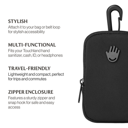 Black Touchette Pouch