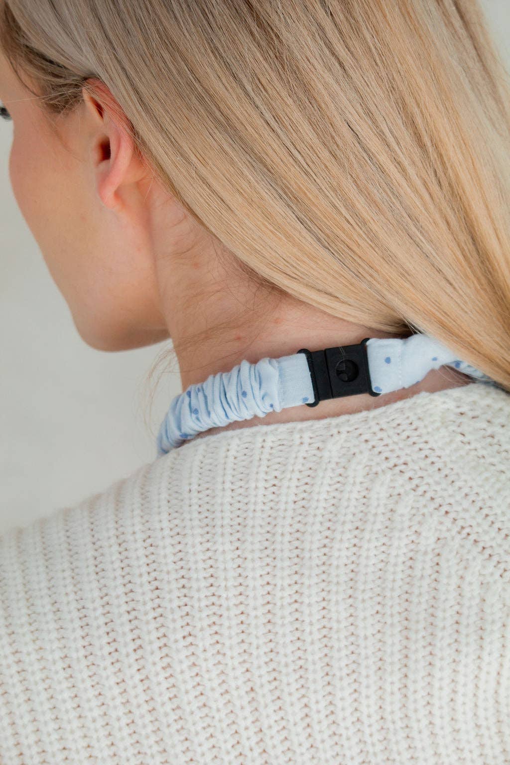 Spring Breakaway Lanyards: Blue Gingham