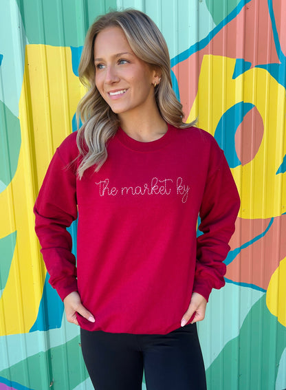 The Market Ky Embroidered Stitch Sweatshirt